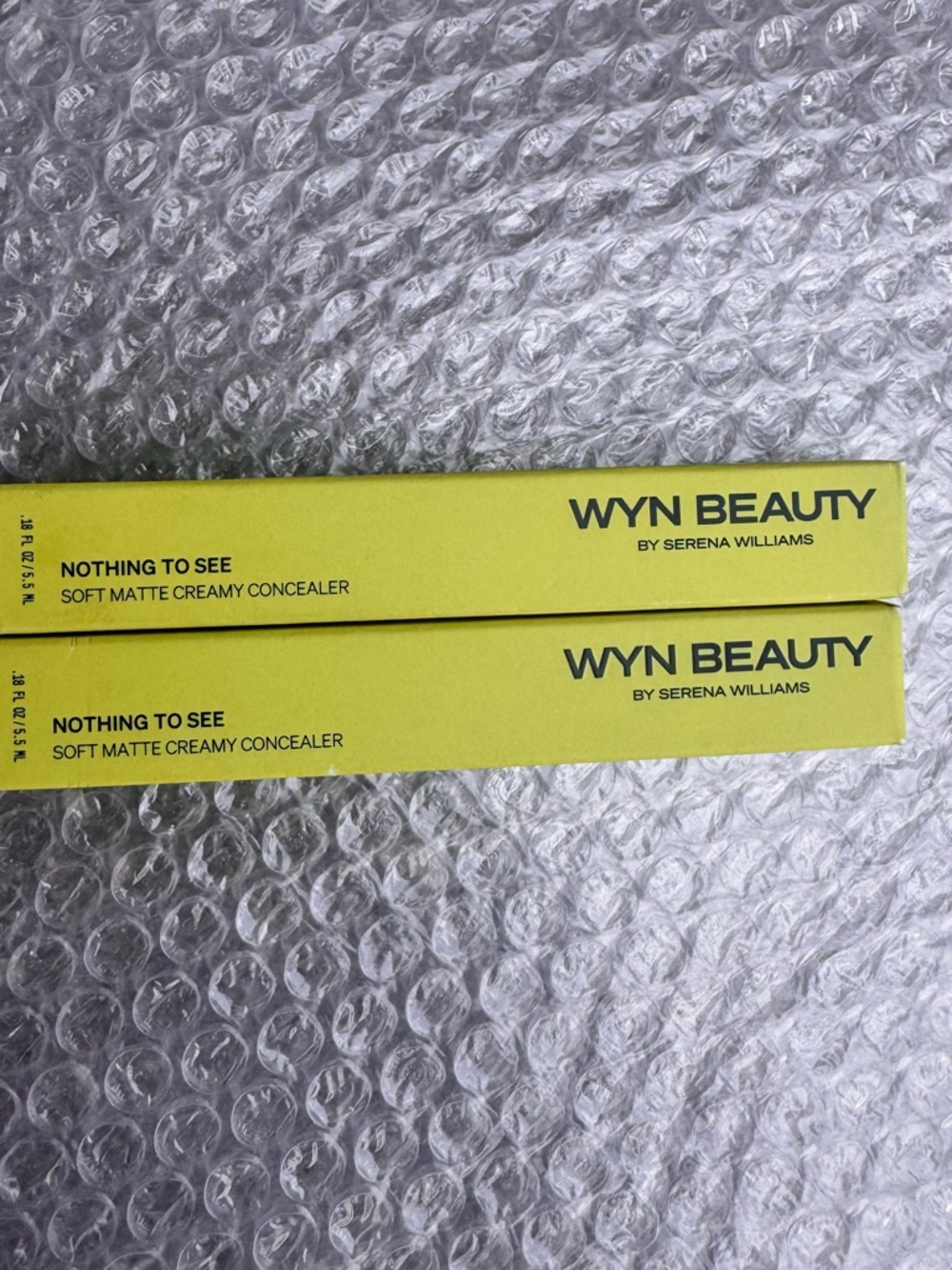 Wyn Beauty 'Nothing To See' Soft Matte Creamy Concealer - Yellow Packaging